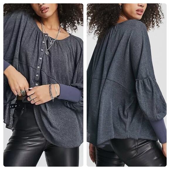 Free People Marla Henley Top - Picture 1 of 16